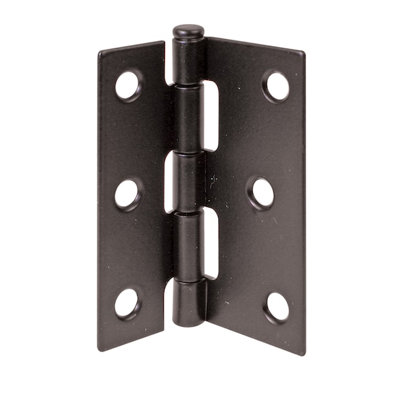 Prime-Line Screen Door Replacement Hinges, 3 in. Long, Steel, Black (1 Pair) K 5039 - main